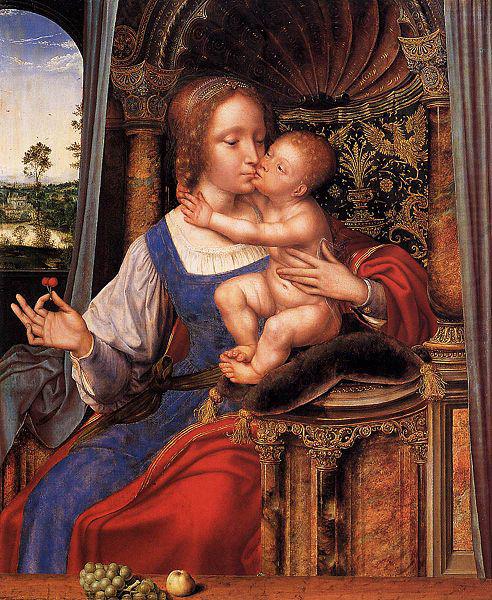 Quentin Matsys The Virgin and Child china oil painting image